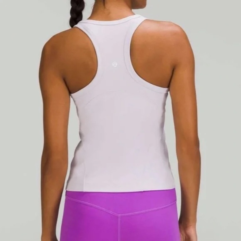 Lululemon Align Waist Length Racerback Tank Top Faint Lavender SIZE 6 - Picture 2 of 7